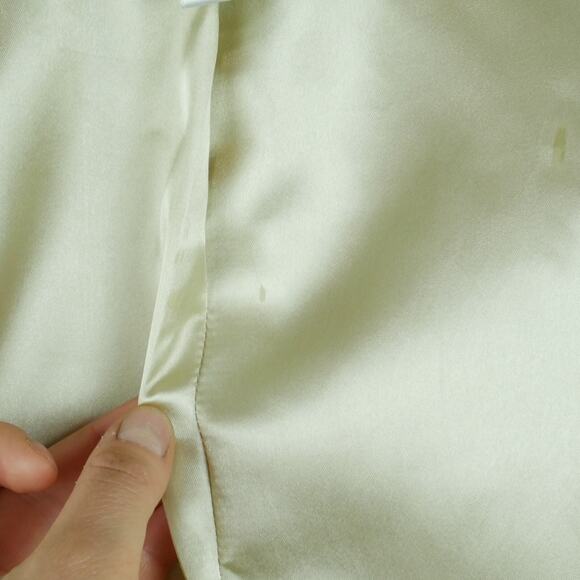 Cache Size 6 Top Lamb Leather Waistcoat Vest Minimal Old Money Fitted Neutral - Picture 11 of 12